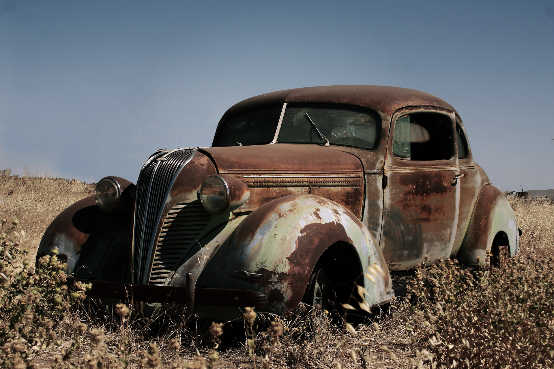 Abandoned Car, California