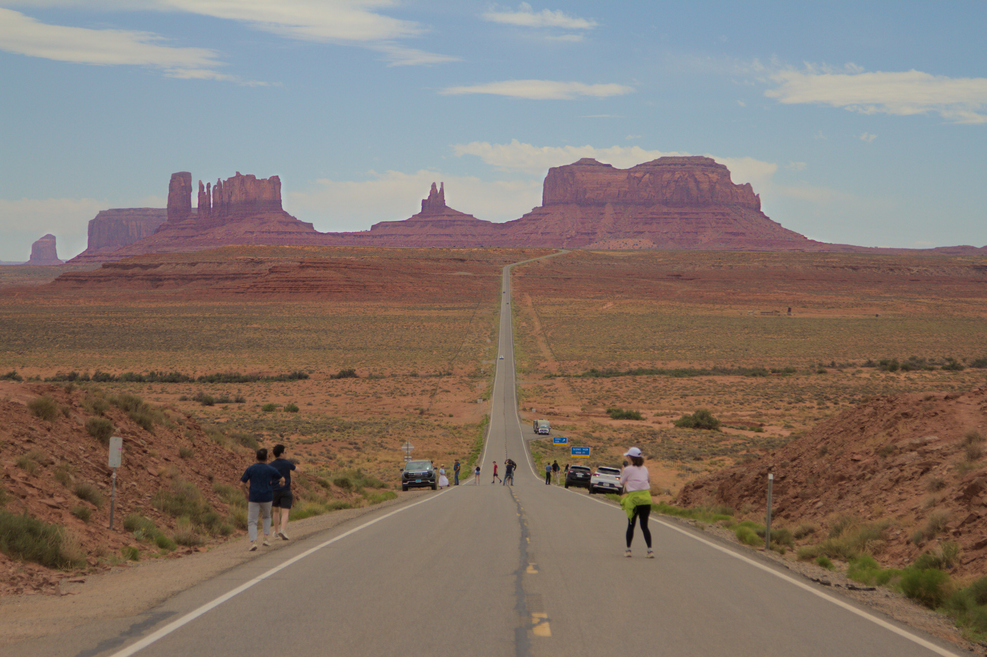 Forrest Gump Hill - Monument Valley, UT